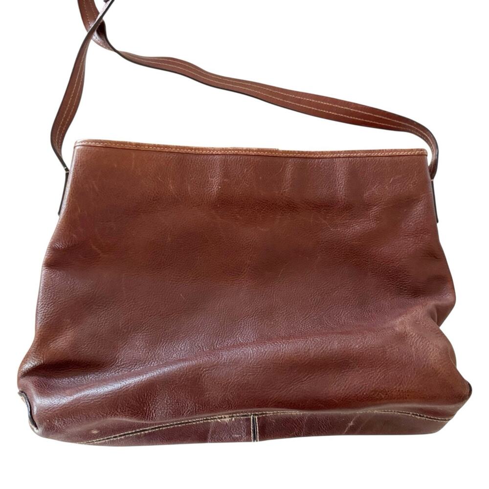 Sundance Women Brown Leather Bag Purse Large